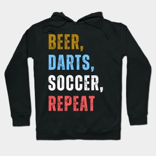 Beer Darts Soccer Repeat Hoodie